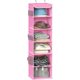 thumbnail image 1 of Organizador colgante rosa de 6 estantes Simple Houseware – 54 cm, 1 of 7