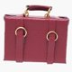 thumbnail image 2 of 1/12 Casa De Mu?ecas Bolsa De Cuero Para Ni?os Juguetes De Simulación Adornos Bolsa Accesorios Rojo, 2 of 5