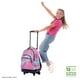 thumbnail image 2 of Mochila Escolar Con Ruedas para Niña Renglones Glitter Rosado Totto, 2 of 5