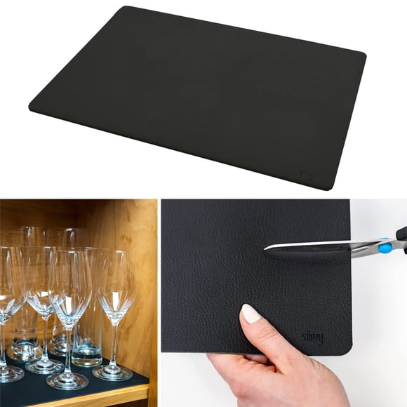 Alfombrilla silwy Metal Nano-Gel negra 40 x 27 cm personalizable