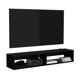 thumbnail image 3 of Rack Flotante Tv 70" R-150 Negro, 3 of 8