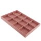 thumbnail image 1 of Caja Organizadora Para Exhibición De Joyas, Collares, Pendientes, Bandeja, 12 Rejillas, 1 of 5