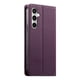 thumbnail image 4 of Funda Tipo Cartera de Cuero Sintético para Samsung Galaxy S25 FE Bloqueo RFID, con Ranuras para Tarjetas y Bolsillo para Efectivo, Cierre Magnético Fuerte Morado, 4 of 6