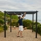 thumbnail image 2 of Pérgola Retráctil Gris Relan Tipo Romana Gazebo Toldo 3x3, 2 of 8