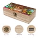 thumbnail image 3 of Tren de Dinosaurios Caja Organizadora de Madera Rústica - Caja Decorativa Multifuncional para Escritorio, Hogar, Oficina, Joyas y Manualidades, 3 of 6