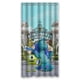thumbnail image 1 of Cortina de ducha con diseño de dibujos animados de Monster University, juego de cortina de baño con ganchos, tamaño 36 x 72 pulgadas, 1 of 3
