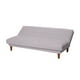 thumbnail image 3 of Futon Turin Lino Gris Claro, 3 of 4
