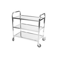 Imahe - Carro De Servicio Acero Inox 3 Repisas