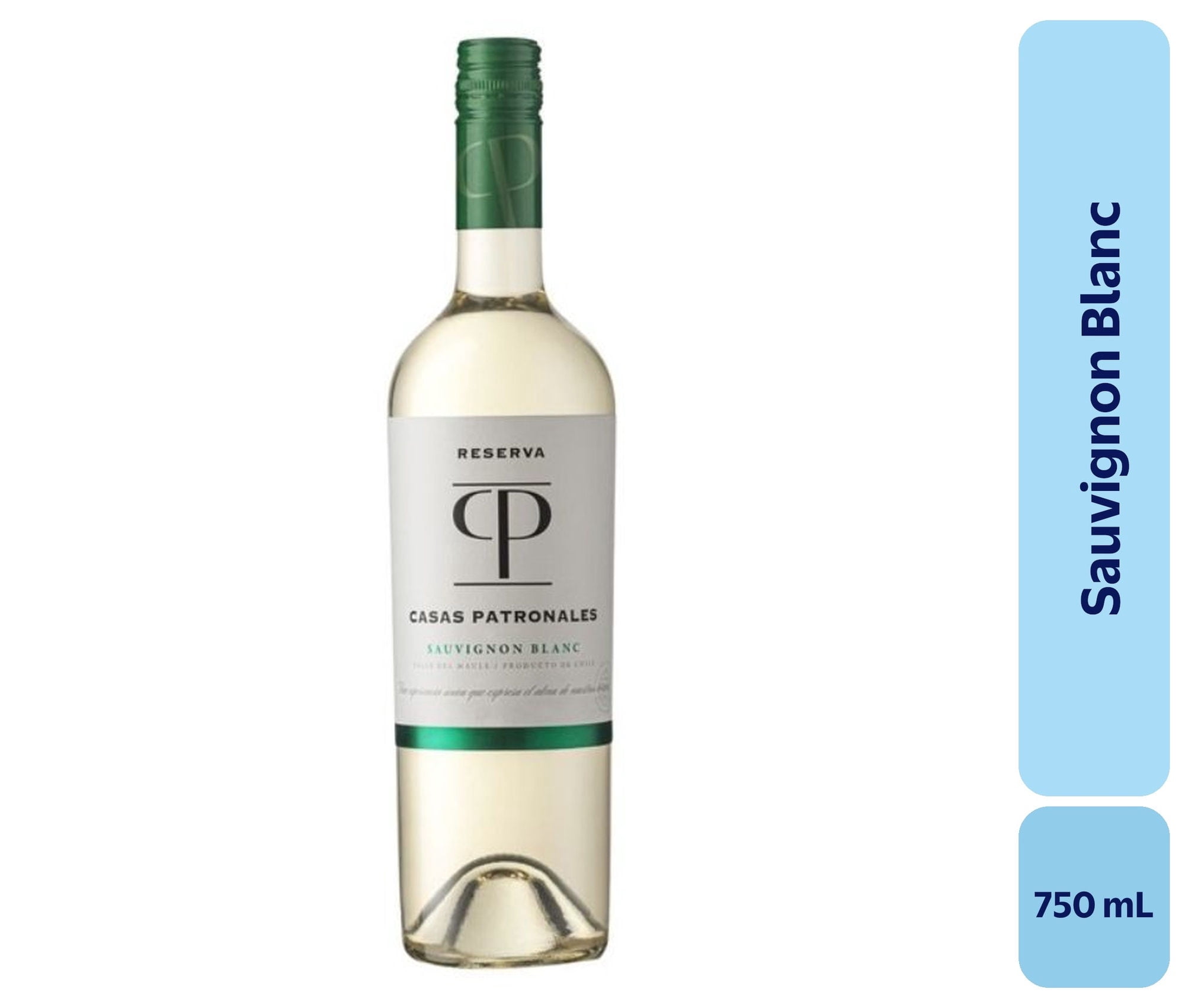 Vino Sauvignon Blanc Botella, 750 mL