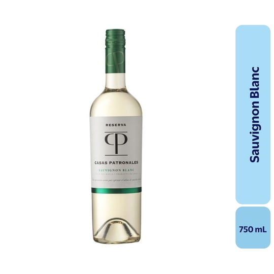 Vino Sauvignon Blanc Botella 750 mL Casas Patronale