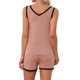 thumbnail image 3 of INSPIRE CHIC Conjunto de Pijama para Mujer con Sujetador Incorporado, Camiseta de Tirantes Deportiva a Rayas y Conjunto de Pantalones Cortos para Estar en Casa XL Rojo Ladrillo, 3 of 6