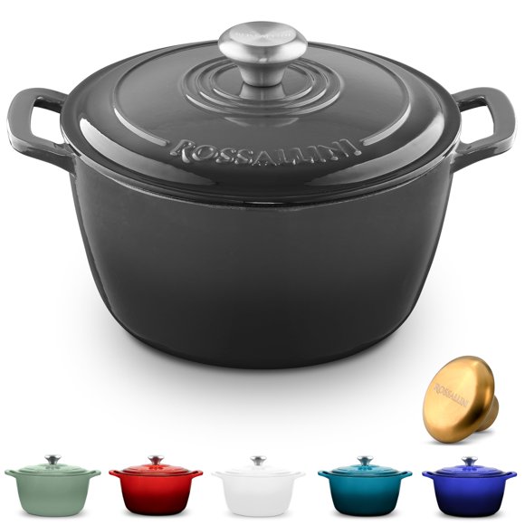 Olla Holandesa ROSSALLINI 1,9 L Gris Ostra Antiadherente