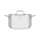 thumbnail image 1 of Cacerola Tramontina Grano honda de acero inoxidable cuerpo triple con tapa y asas 20 cm 3,8 L, 1 of 9