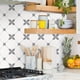 thumbnail image 2 of 9pcs, Tile Wall Sticker, Modern Peel And Stick Tile Sticker Self Adhesive Stick On Tile Backsplash For Kitchen Bathroom, Bedroom Accessories Room Decoration Backsplash Tile Sticker Vinyl Wallpaper Ki, 2 of 4