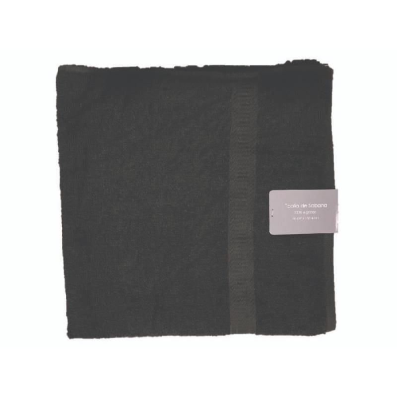Toalla Sabana 76x152cm Negro Grey Label