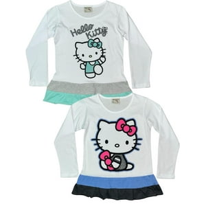 Pack 2 Poleras Niña Hello Kitty Multicolor 10