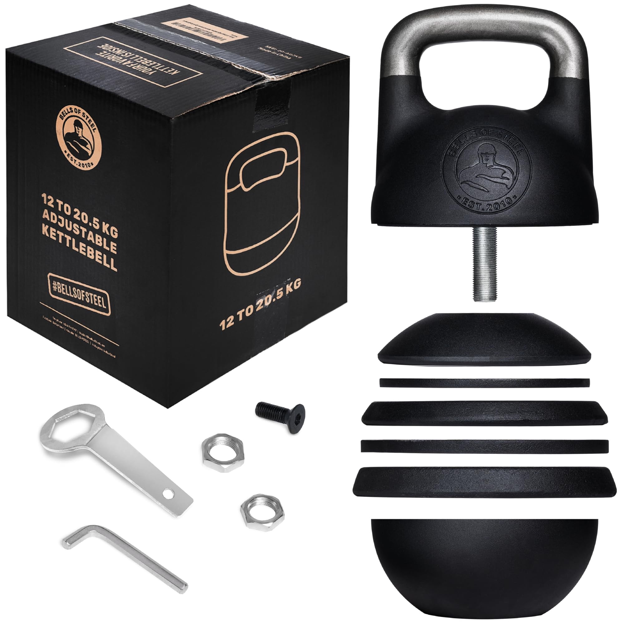 Kettlebell Ajustable Bells Of Steel De 12 A 20,5 Kg