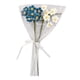 thumbnail image 3 of Flores Artificiales Ensayo De Boda Sin Montar Azul Y Blanco, 3 of 3