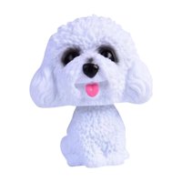 Bothyi - Resina Divertida De La Figura Del Perro De La Cabeza Que Sacude Para El Estilo A Del Vehículo Del Coche Del Escritorio De La Habitación Del Escritorio
