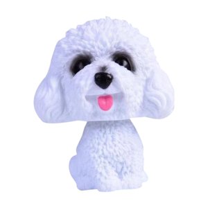 Bothyi - Resina Divertida De La Figura Del Perro De La Cabeza Que Sacude Para El Estilo A Del Vehículo Del Coche Del Escritorio De La Habitación Del Escritorio