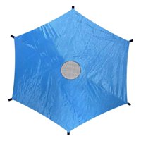 Magideal - Cubierta De Sombra Para Trampolín Solo Cubierta De Protección Solar Para Trampolín A Prueba De Lluvia Para Toldo De Trampolín De 6 Postes Para Patio D 10 Pies