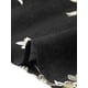 thumbnail image 5 of Agnes Orinda Camisas de Mujer Tallas Grandes Estampado Floral Botón Cuello en V Manga Corta Elegante Tops 2X Negro, 5 of 6