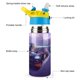 thumbnail image 3 of Auto de carreras Botella de Agua con Tapa Pop Top de Un Toque, Acero Inoxidable, a Prueba de Fugas, para Deportes, Botella Infantil azul 12 oz, 3 of 6