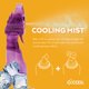 thumbnail image 3 of Ventilador portátil con nebulizador O2COOL Deluxe a pilas, 2 unidades, morado, 3 of 5