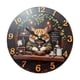 thumbnail image 4 of Reloj De Pared Colgante Con Dise?o De Gato, Moderno, Para Cafetería, Comedor, Restaurante, SX2, 25 Cm, 4 of 5