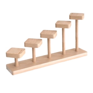 Bothyi - Soporte De Exhibición De Figura De Almacenamiento Elevador De Exhibición De Madera Para Figuras De Gabinete De Muñecas F