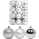 thumbnail image 1 of Esferas Navidad Adornos De Navidad Decoracion Navideña Bolas Color Plateado 406, 1 of 3