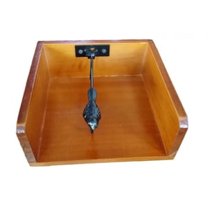 Magideal - Servilletero De Madera, Caja De Pañuelos De Gran Apertura Retro, Soporte Para Pañuelos Para Platos, Soporte De Papel Para Mesa De Comedor Para Restaur