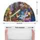 thumbnail image 2 of Aventuras de jóvenes Jedi Gorro de Natación de Licra, Gorro de Baño de Tela Cómoda, Gorro Elástico Antideslizante para Hombres, Mujeres y Niños, 2 of 6
