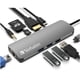 thumbnail image 1 of Hub USB-C Verbatim 9 en 1, 100 W PD, USB 3.0, LAN, HDMI, 1 of 9