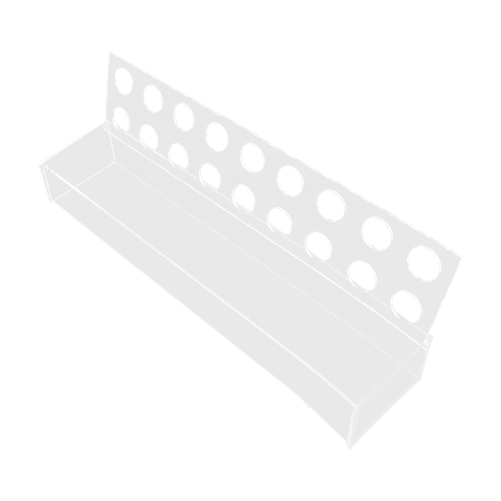 Magideal - Centro De Mesa Floral Rectangular Para Mesa De Comedor, Jarrón Rectangular, Jarrón Moderno Acrílico, Jarrones Florales Bajos Para Centros De Mesa Para 45cm