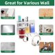 thumbnail image 5 of Estante de pared KMUZAWN blanco para organizar al lado de la cama, 5 of 9