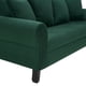 thumbnail image 4 of Sofa Lua 3 Cuerpos Felpa Verde Botella, 4 of 6