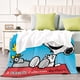 thumbnail image 4 of Snoopy - Snoopy anti-pilling, suave, ligera, esponjosa y acogedora de lujo para hogar y cocina – Perfecta para niños y adultos,100X80cm, 4 of 6