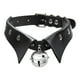 thumbnail image 2 of Collar De Gargantilla Estilo Rock Collar De Cuero De PU De Moda Para Niñas Cosplayer Negro, 2 of 4