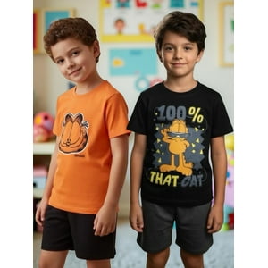 Nickelodeon - Pack 2 Pijamas Niño Garfield Multicolor 6