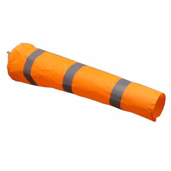 Cortavientos CrocSee 150 cm Naranja con Cintas Reflectantes