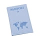 thumbnail image 4 of PU Cuero Pasaporte Monedero Viaje Esencial Pasaporte Titular Para Viaje Hogar Azul, 4 of 5