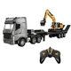 thumbnail image 1 of CAMION CONTROL REMOTO  2.4 GHZ CON RETROEXCAVADORA 9 CANALES, 1 of 8