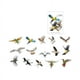 thumbnail image 3 of 30pcs/pack Cute Birds Collection Decorative Sticker, Kawaii Flamingo Scrapbooking Material, Art Label, Cute Stickers, 3 of 4