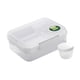 thumbnail image 5 of Contenedores Bento Box Portátiles Multiusos Para Preparar Comidas Para La Oficina, Viajes, Fiestas, Color Blanco, 1650 Ml, 5 of 5