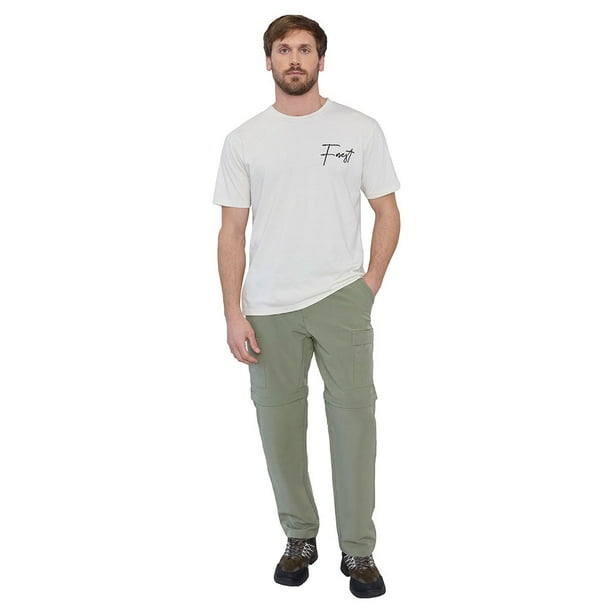 Pantalón Outdoor Hombre Verde Desmontable Corona