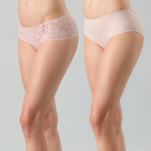 Pack 2X Pantaleta Con Encaje Mujer Flores 13367-192
