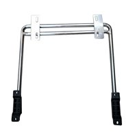 Ioensy - Reposapiés Retráctil Debajo Del Escritorio Reposapiés Resistente Giratorio Para Silla De Malla