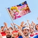 thumbnail image 4 of Princesa Peach Bandera impresa con temática, regalo perfecto para fanáticos, amigos y familiares, y adecuada para actividades al aire libre e interiores, decoraciones de fiesta. 60*90CM, 4 of 6