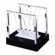 thumbnail image 1 of Newtons Cradle Glass Balance Balls Gadget Escritorio LED Light Wave Home Negro, 1 of 5